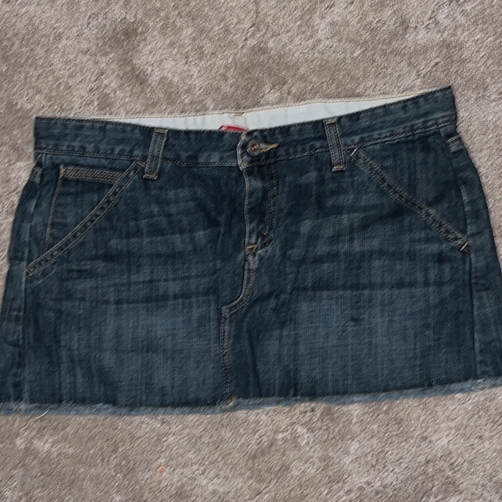 X2 Denim Laboratory Denim Mini Skirt in size 8